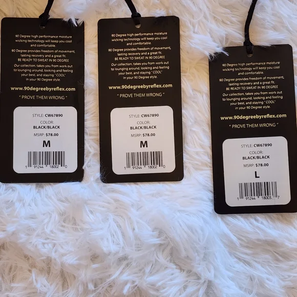 90 Degree By Reflex/ Black/ New with Tag - Picture 11 of 11